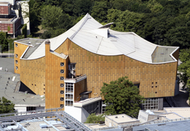 Der Kammermusiksaal im Berliner Kulturforum nach Plänen von Hans Scharoun.